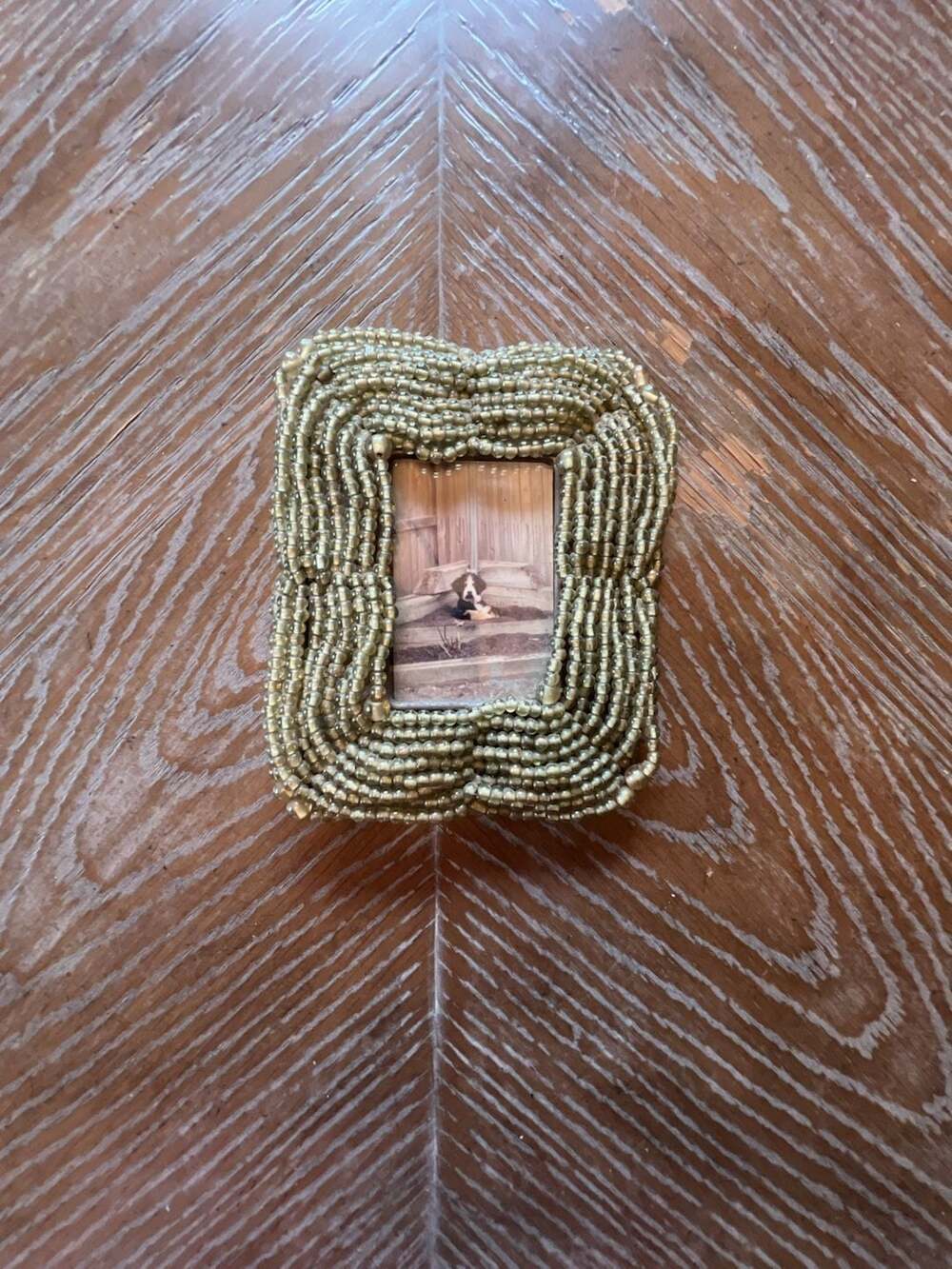 Romancing The Home Small Beaded Picture Frame